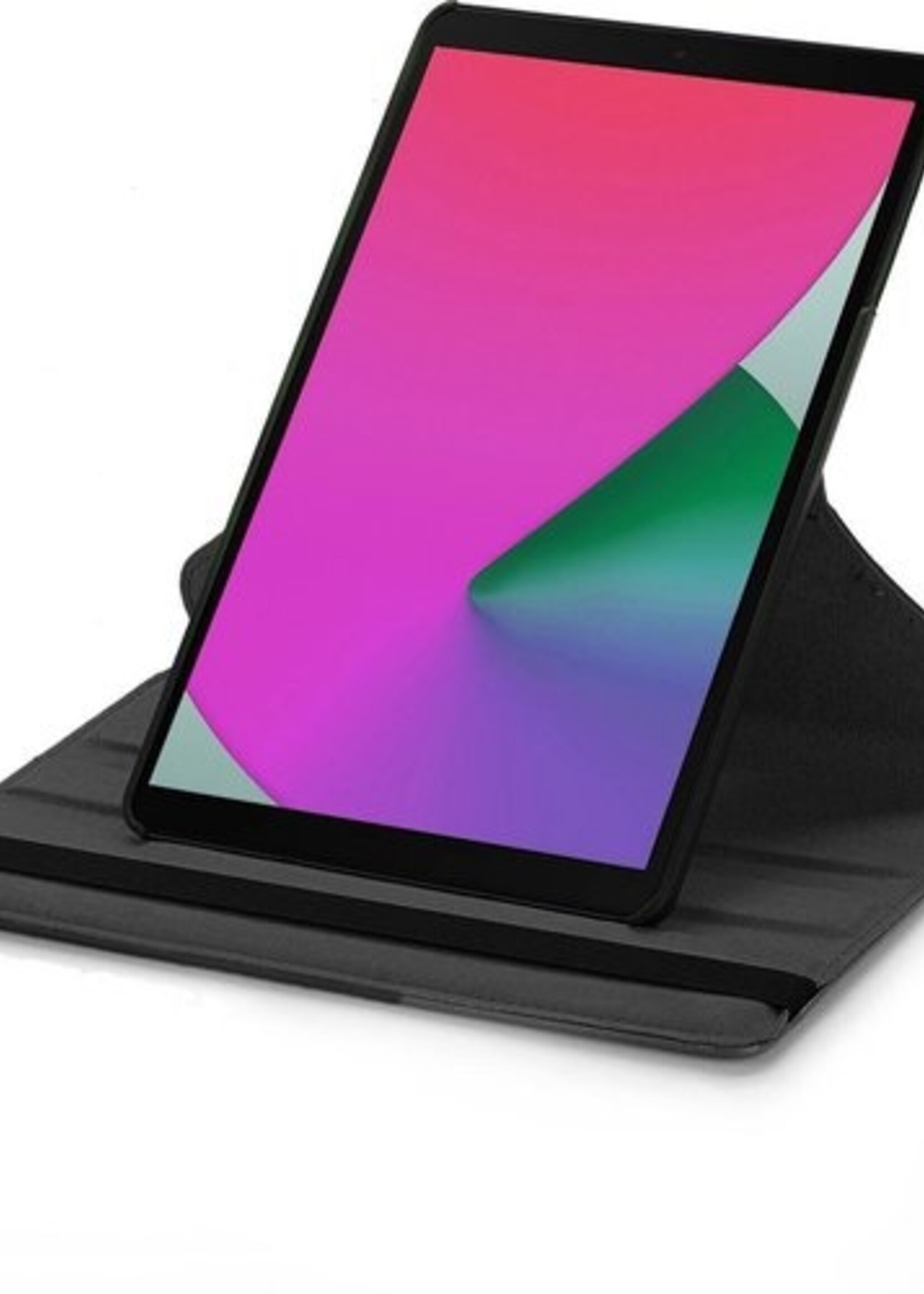 LUQ Hoes Geschikt voor iPad 10.2 2019/2020 Hoes 360 Draaibaar Hoesje Case - Hoesje Geschikt voor iPad 7/8 Hoes Cover - Zwart