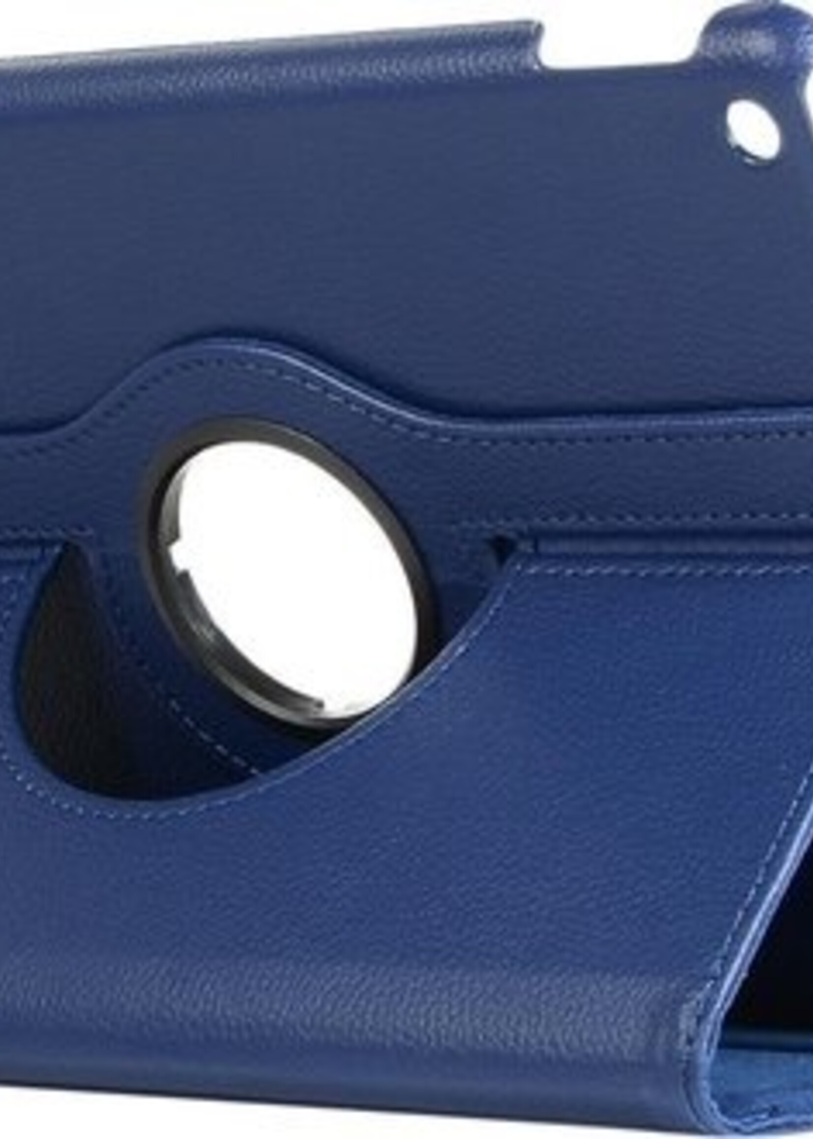 LUQ Hoes Geschikt voor iPad 10.2 2019/2020 Hoes 360 Draaibaar Hoesje Case - Hoesje Geschikt voor iPad 7/8 Hoes Cover - Donkerblauw