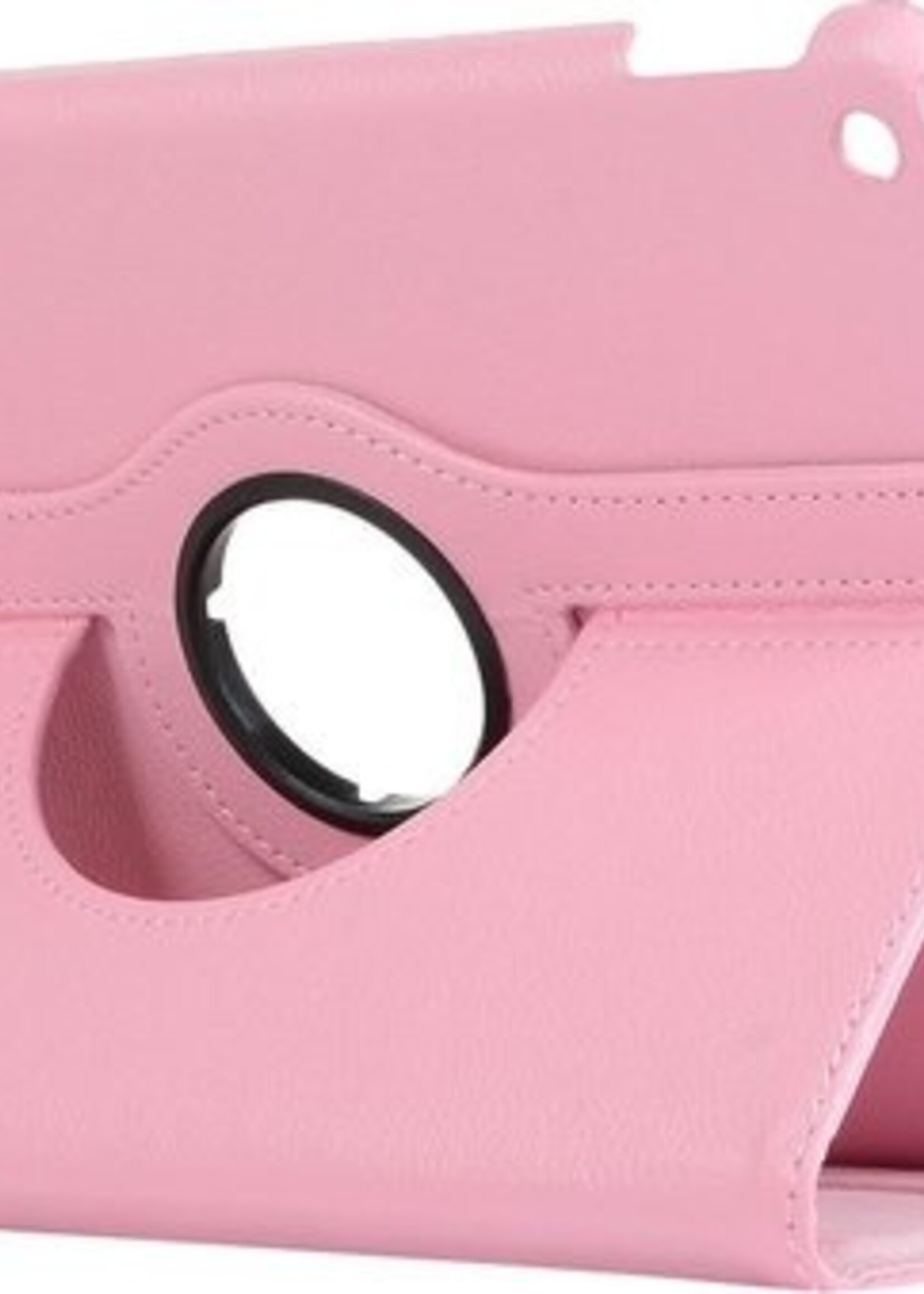 LUQ Hoes Geschikt voor iPad 10.2 2019/2020 Hoes 360 Draaibaar Hoesje Case - Hoesje Geschikt voor iPad 7/8 Hoes Cover - Lichtroze
