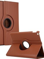 LUQ LUQ iPad 10.2 2019/2020 Hoes Draaibaar Hoesje 360 Graden Cover Case - Bruin