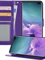 LUQ LUQ Samsung Galaxy S10 Hoesje Bookcase - Paars