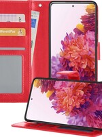 LUQ LUQ Samsung Galaxy S20FE Hoesje Bookcase - Rood