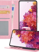 LUQ LUQ Samsung Galaxy S20FE Hoesje Bookcase - Lichtroze