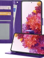 LUQ LUQ Samsung Galaxy S20FE Hoesje Bookcase - Paars