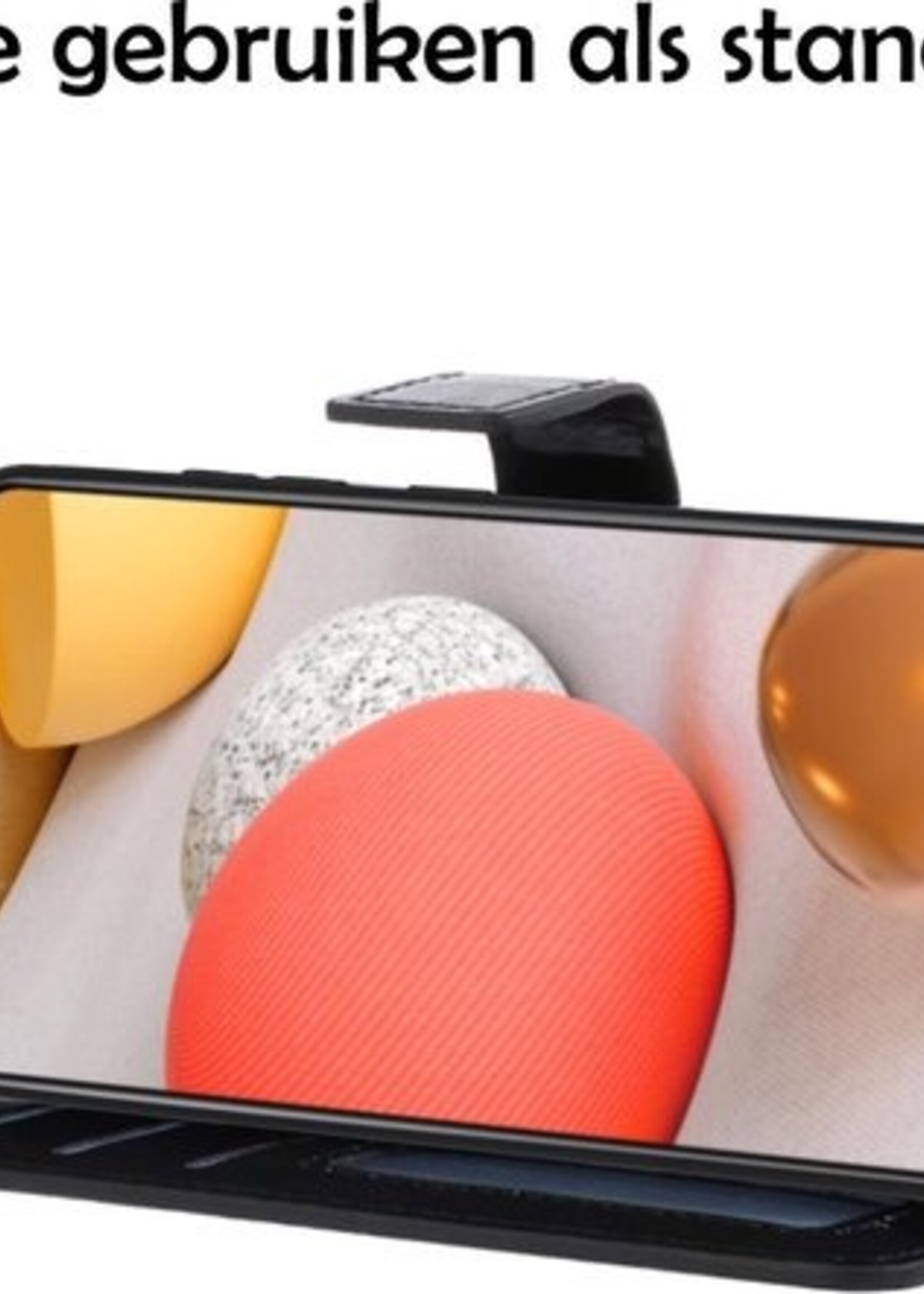 LUQ Hoesje Geschikt voor Samsung A42 Hoesje Book Case Hoes Wallet Cover - Hoes Geschikt voor Samsung Galaxy A42 Hoesje Bookcase Hoes - Zwart