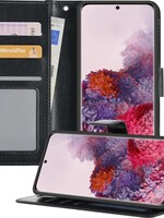 LUQ LUQ Samsung Galaxy S20 Plus Hoesje Bookcase - Zwart