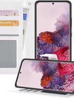 LUQ LUQ Samsung Galaxy S20 Plus Hoesje Bookcase - Wit
