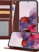 LUQ LUQ Samsung Galaxy S20 Ultra Hoesje Bookcase - Bruin