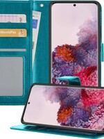 LUQ LUQ Samsung Galaxy S20 Ultra Hoesje Bookcase - Turquoise