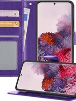 LUQ LUQ Samsung Galaxy S20 Ultra Hoesje Bookcase - Paars