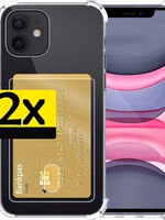 LUQ LUQ 2x iPhone 11 Pashouder Hoesje Shockproof