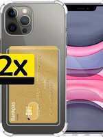 LUQ LUQ 2x iPhone 11 Pro Max Pashouder Hoesje Shockproof