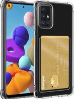 LUQ LUQ Samsung Galaxy A51 Pashouder Hoesje Shockproof
