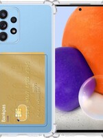 LUQ LUQ Samsung Galaxy A72 Pashouder Hoesje Shockproof