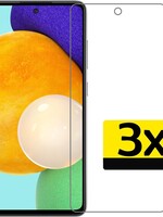 LUQ LUQ Samsung Galaxy A52 Screenprotector - 3 PACK