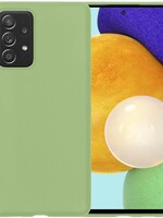 LUQ LUQ Samsung Galaxy A52 hoesje siliconen - Groen