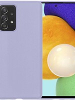 LUQ LUQ Samsung Galaxy A52 hoesje siliconen - Lila