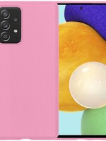 LUQ LUQ Samsung Galaxy A52 hoesje siliconen - Roze