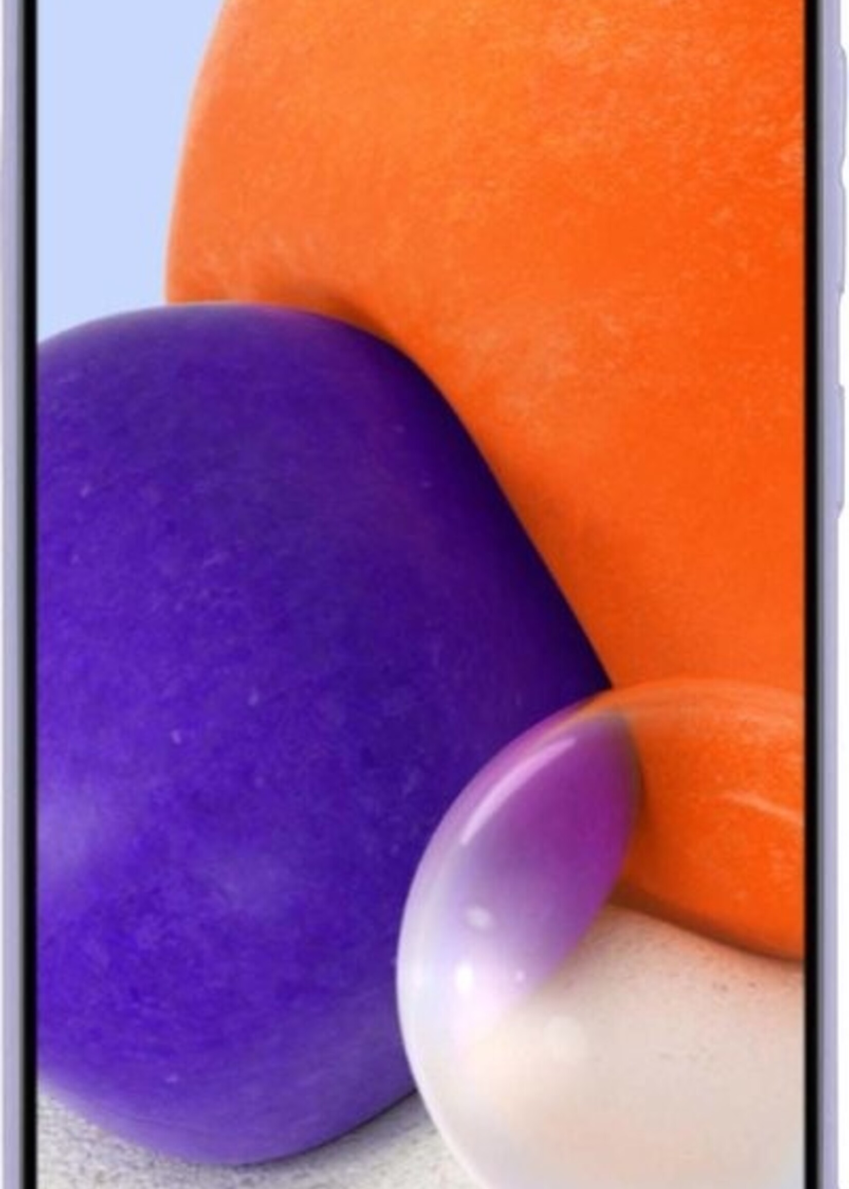 LUQ Hoesje Geschikt voor Samsung A72 Hoesje Siliconen Case - Hoes Geschikt voor Samsung Galaxy A72 Hoes Siliconen - Lila