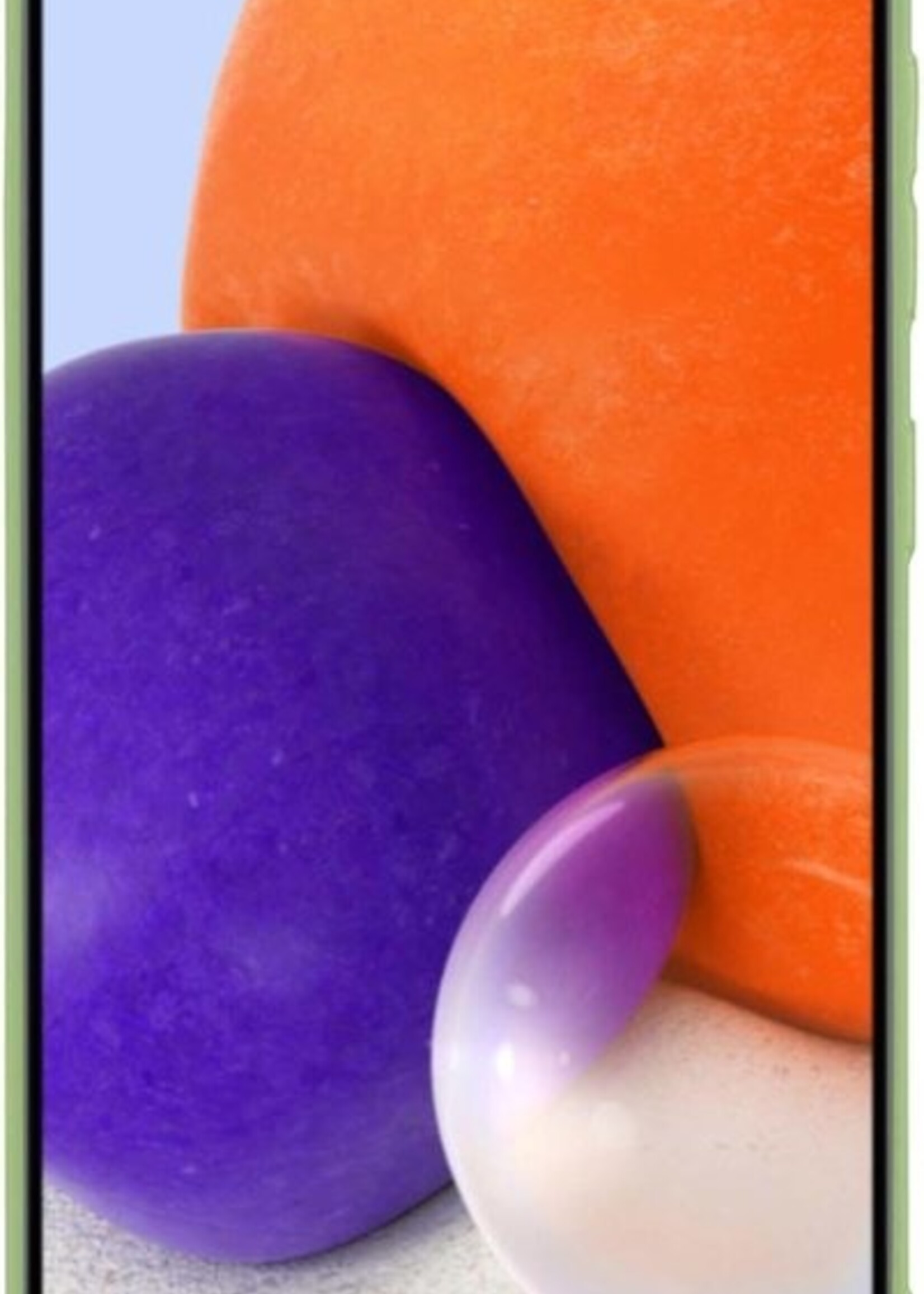 LUQ Hoesje Geschikt voor Samsung A72 Hoesje Siliconen Case - Hoes Geschikt voor Samsung Galaxy A72 Hoes Siliconen - Groen - 2 Stuks