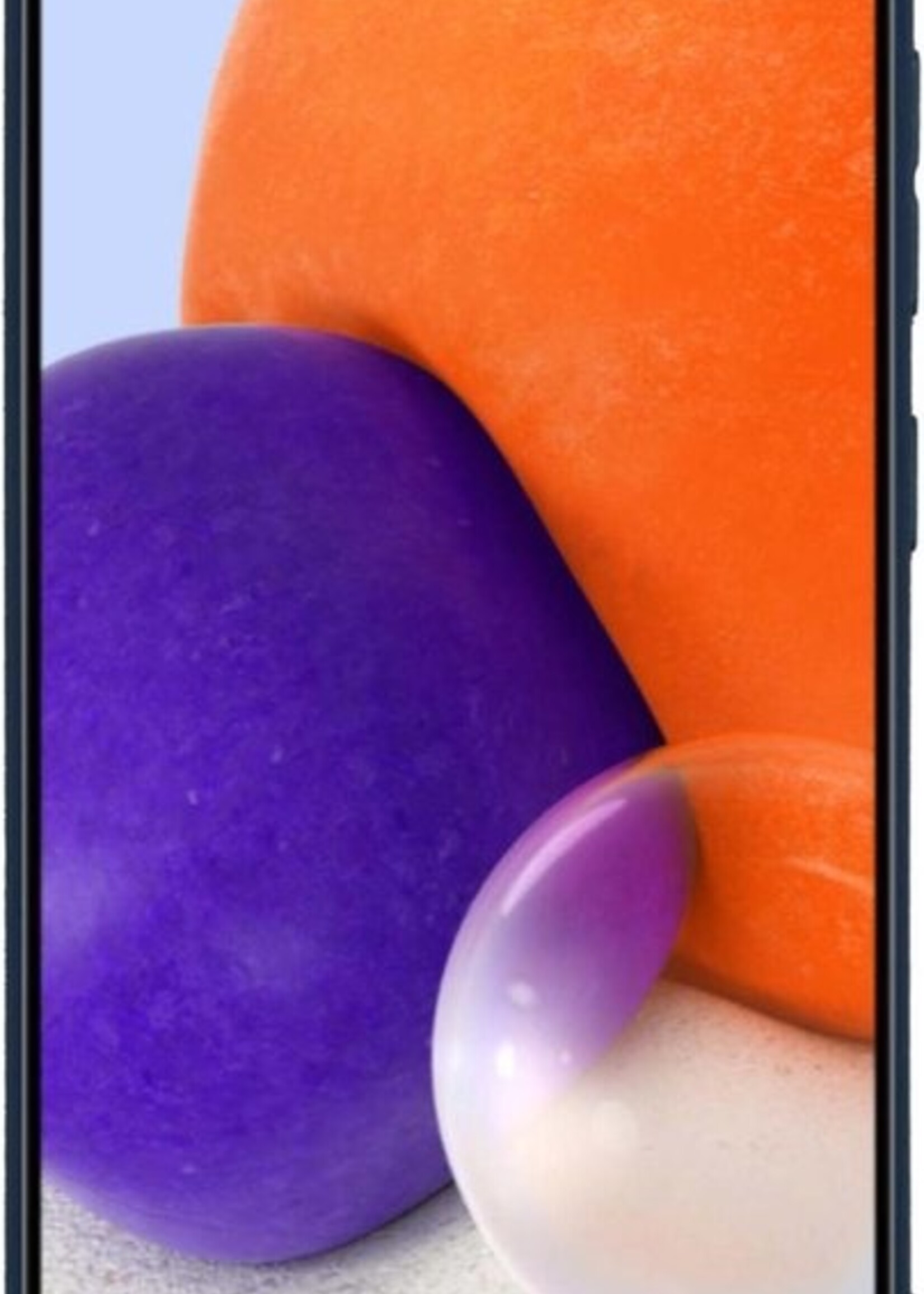 LUQ Hoesje Geschikt voor Samsung A72 Hoesje Siliconen Case - Hoes Geschikt voor Samsung Galaxy A72 Hoes Siliconen - Donkerblauw - 2 Stuks