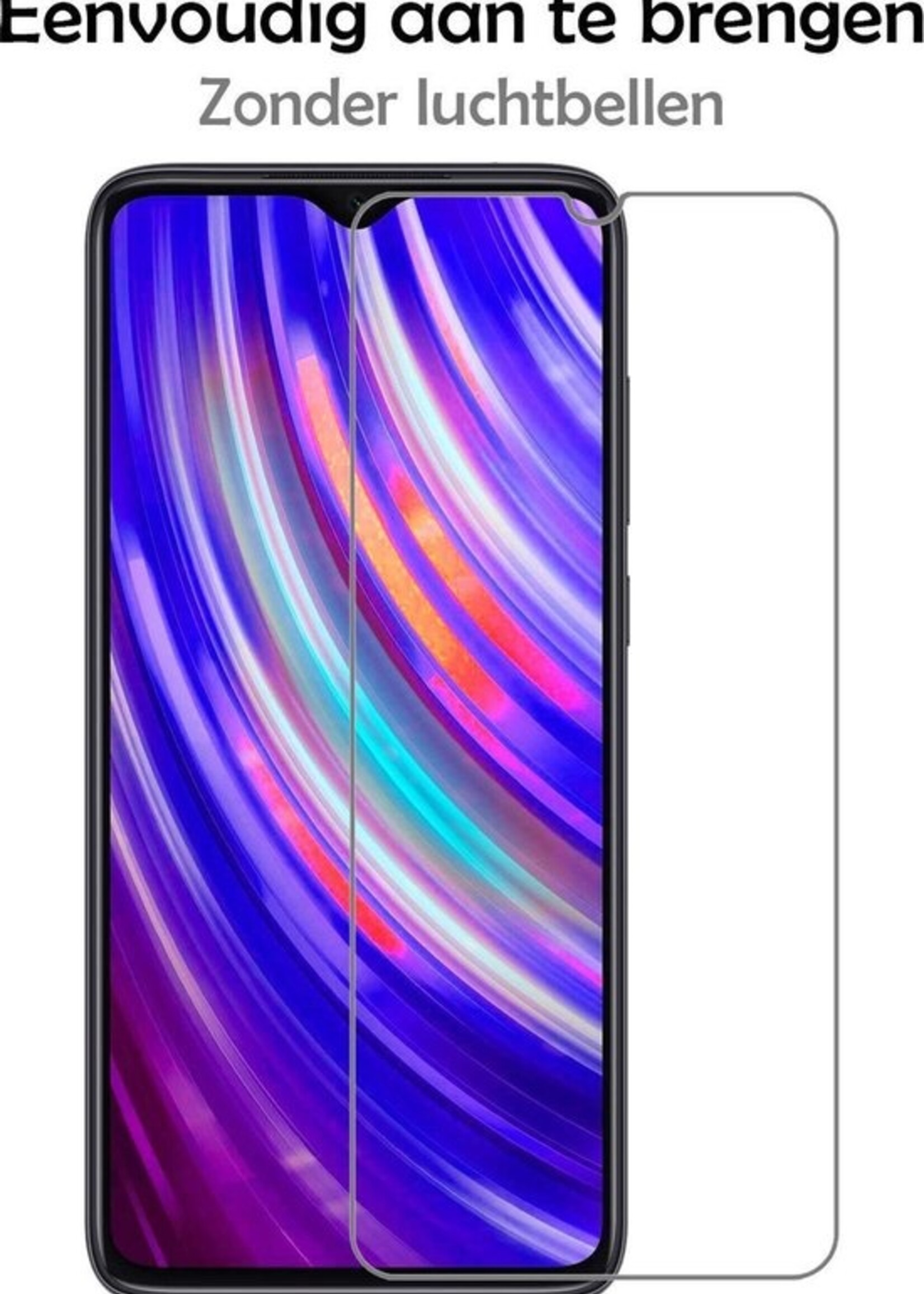 LUQ Screenprotector Geschikt voor Xiaomi Redmi Note 8 Pro Screenprotector Beschermglas Gehard Glas - Screenprotector Geschikt voor Xiaomi Redmi Note 8 Pro Screenprotector Glas - 3 Stuks