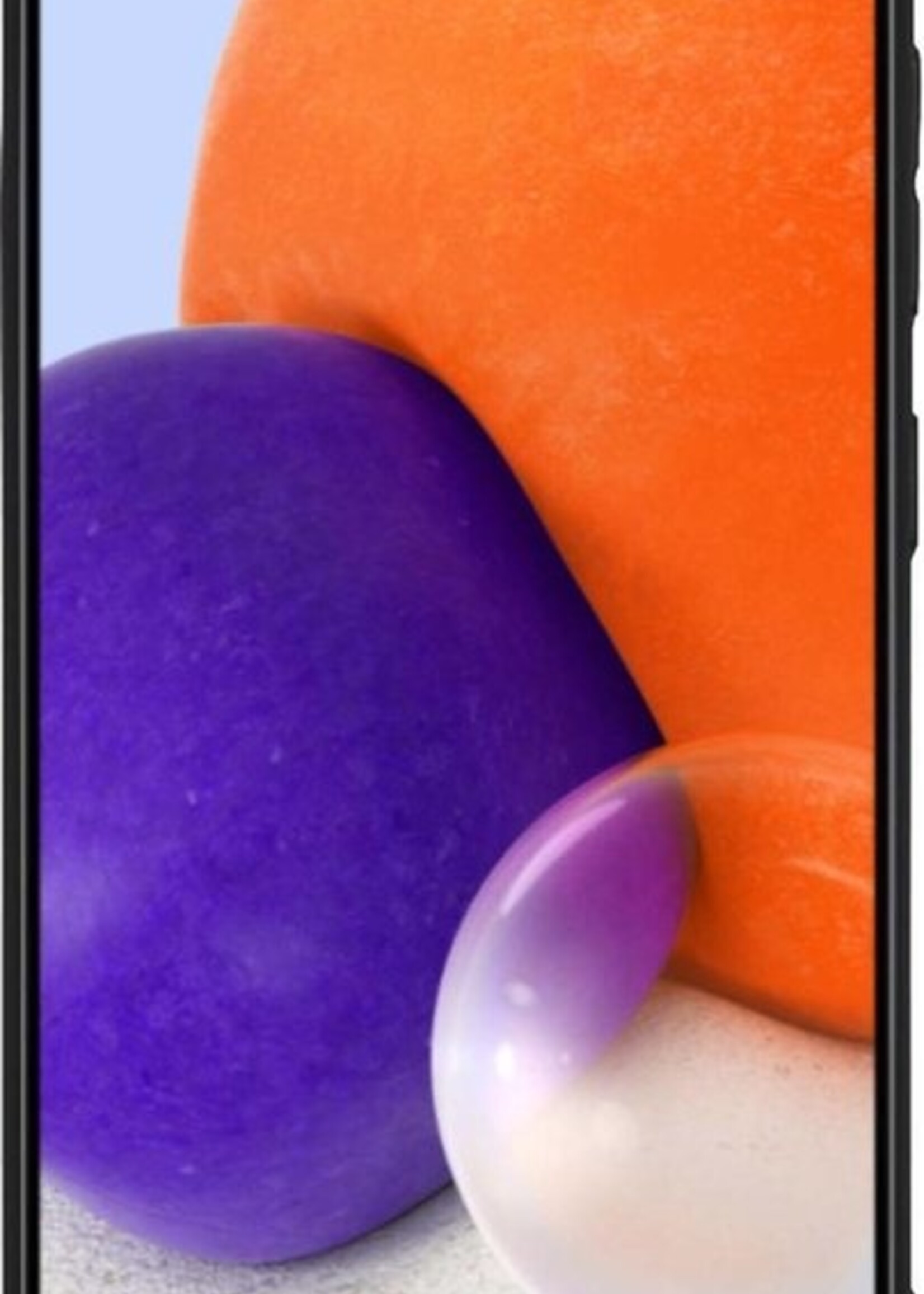 LUQ Hoesje Geschikt voor Samsung A72 Hoesje Siliconen Case - Hoes Geschikt voor Samsung Galaxy A72 Hoes Siliconen - Zwart - 2 Stuks