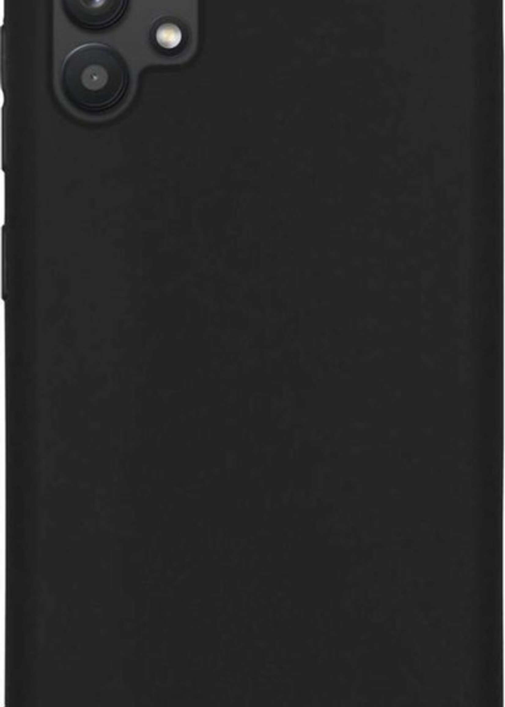 LUQ Hoesje Geschikt voor Samsung A32 5G Hoesje Siliconen Case - Hoes Geschikt voor Samsung Galaxy A32 5G Hoes Siliconen - Zwart