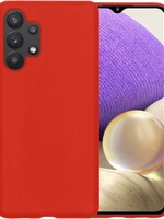 LUQ LUQ Samsung Galaxy A32 5G hoesje siliconen - Rood