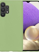 LUQ LUQ Samsung Galaxy A32 5G hoesje siliconen - Groen
