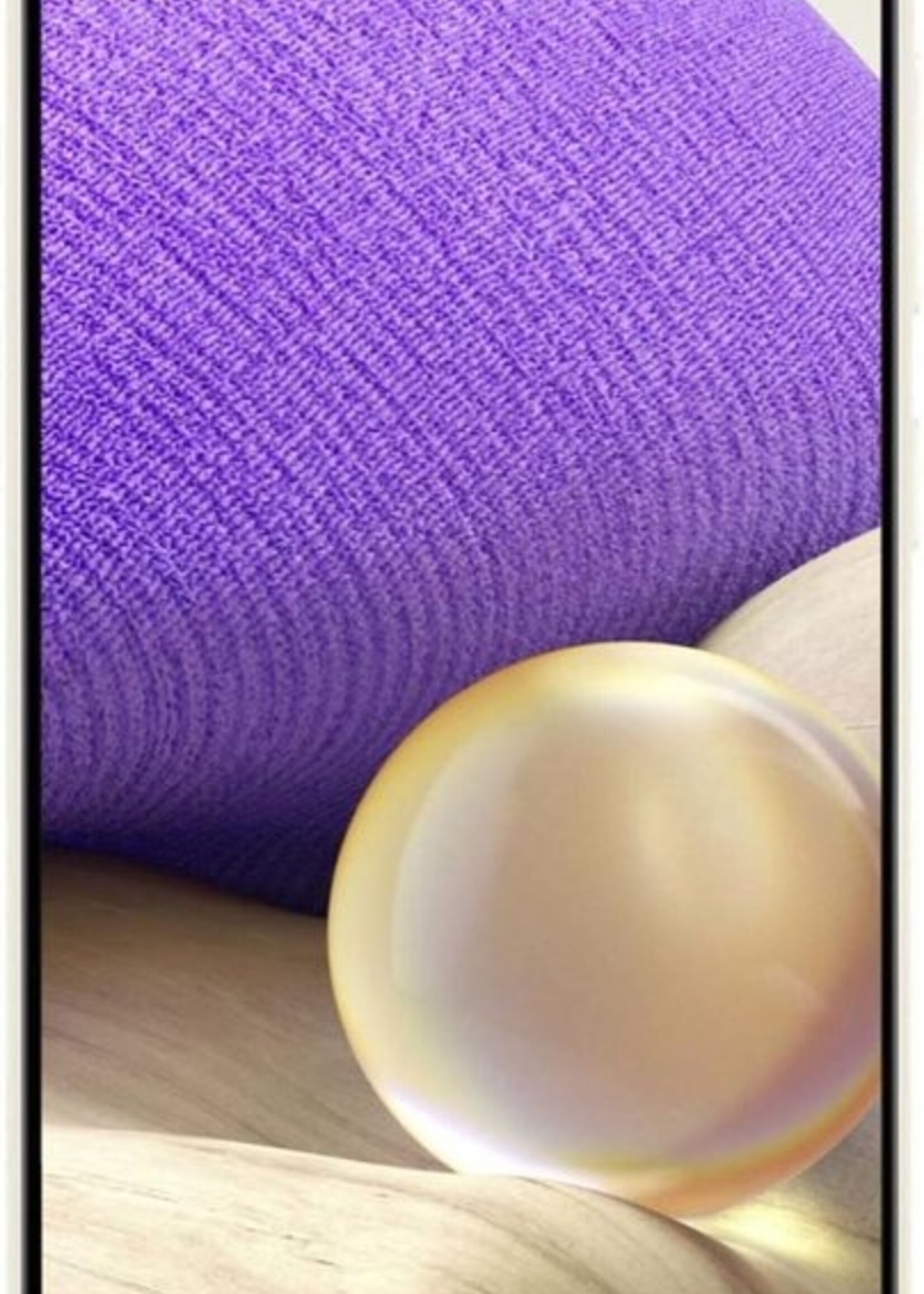 LUQ Hoesje Geschikt voor Samsung A32 5G Hoesje Siliconen Case - Hoes Geschikt voor Samsung Galaxy A32 5G Hoes Siliconen - Wit - 2 Stuks