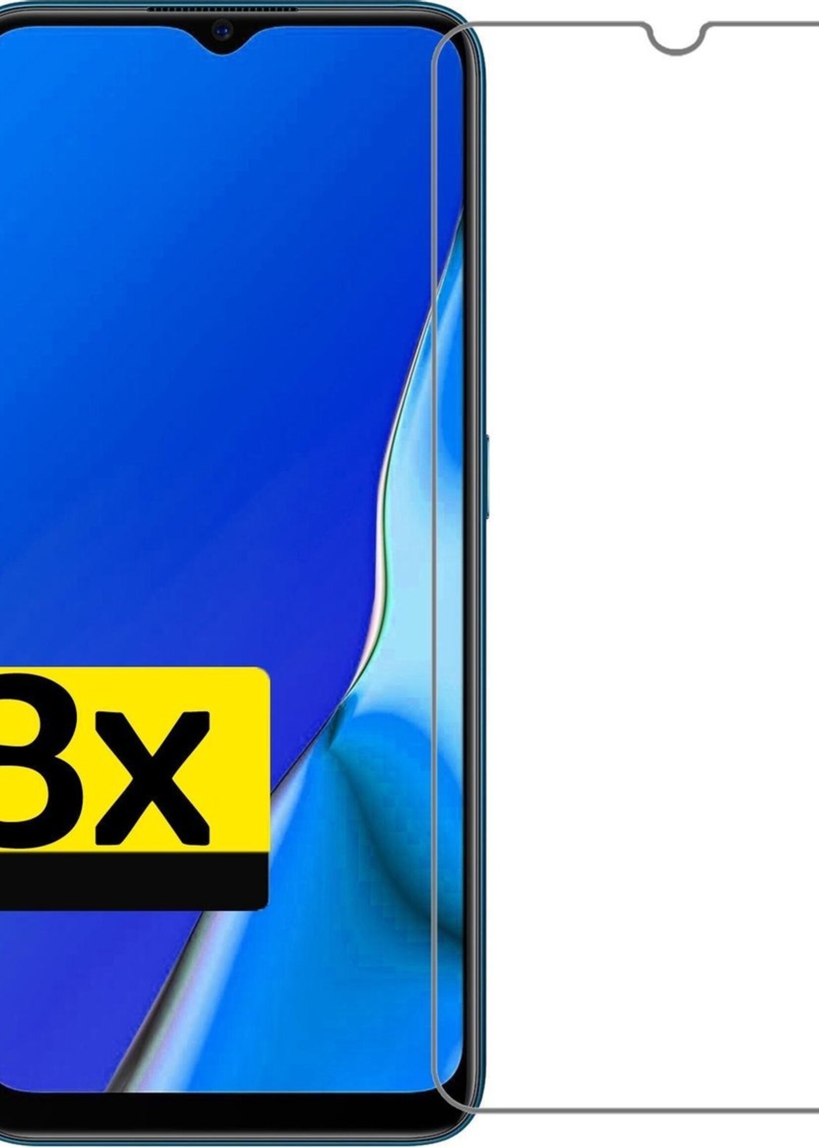 LUQ Screenprotector Geschikt voor OPPO A5 2020 Screenprotector Beschermglas Gehard Glas - Screenprotector Geschikt voor OPPO A5 (2020) Screenprotector Glas - 3 Stuks