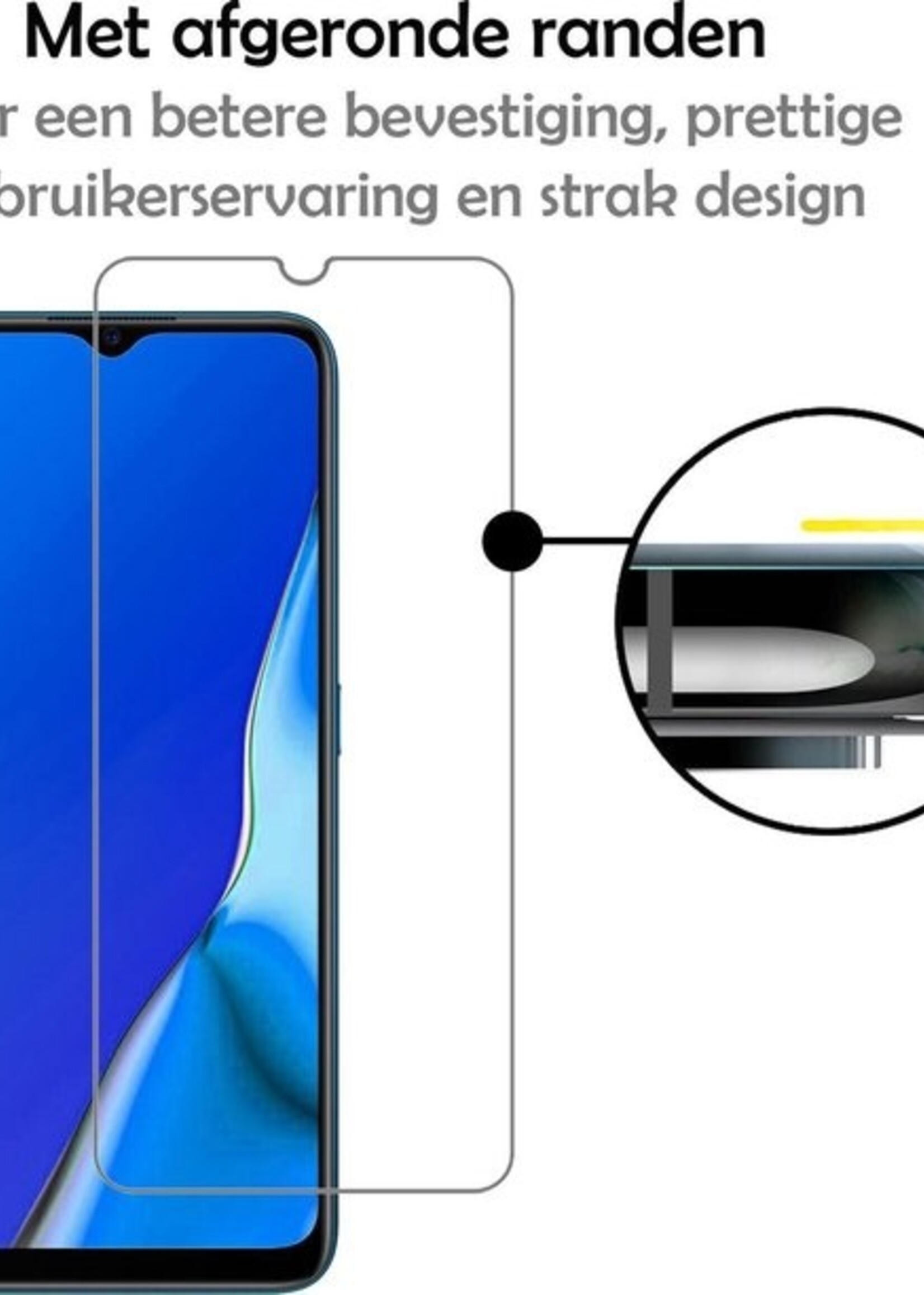 LUQ Screenprotector Geschikt voor OPPO A9 2020 Screenprotector Beschermglas Gehard Glas - Screenprotector Geschikt voor OPPO A9 (2020) Screenprotector Glas - 2 Stuks