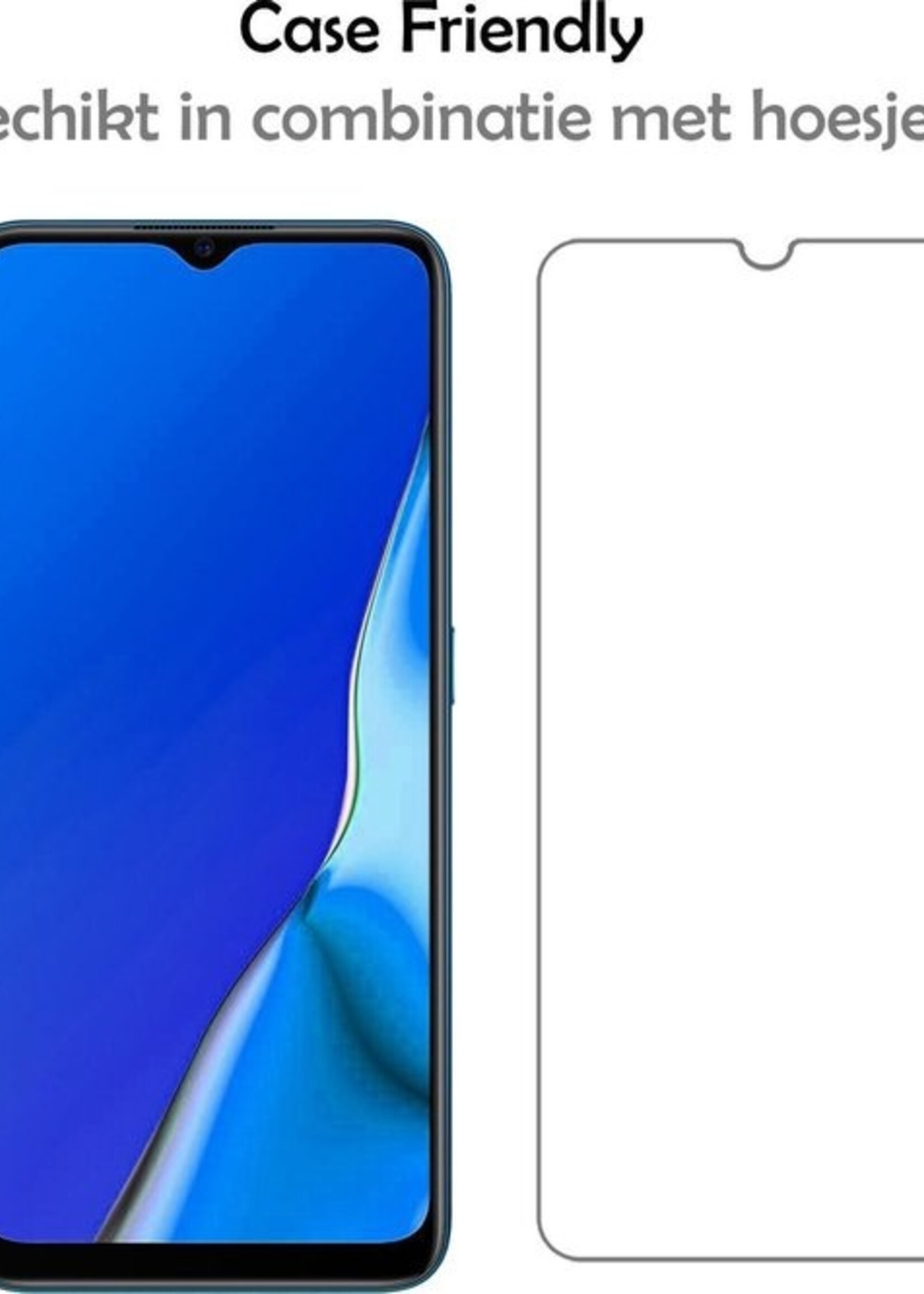 LUQ Screenprotector Geschikt voor OPPO A9 2020 Screenprotector Beschermglas Gehard Glas - Screenprotector Geschikt voor OPPO A9 (2020) Screenprotector Glas - 2 Stuks