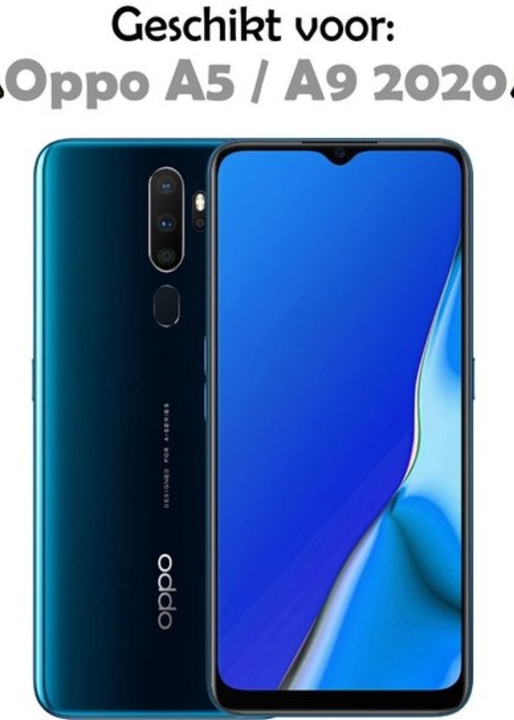LUQ Screenprotector Geschikt voor OPPO A9 2020 Screenprotector Beschermglas Gehard Glas - Screenprotector Geschikt voor OPPO A9 (2020) Screenprotector Glas