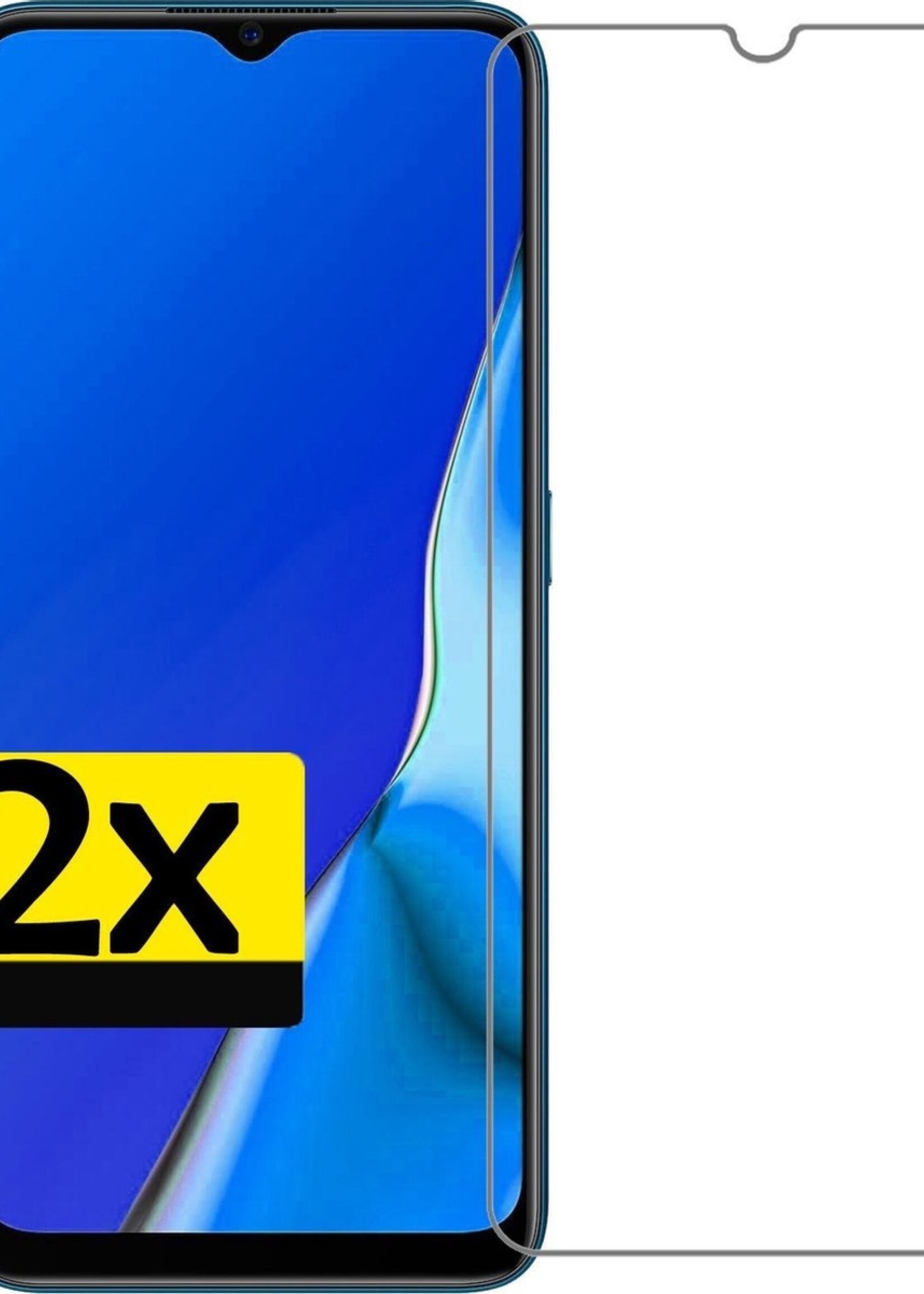 LUQ Screenprotector Geschikt voor OPPO A9 2020 Screenprotector Beschermglas Gehard Glas - Screenprotector Geschikt voor OPPO A9 (2020) Screenprotector Glas - 2 Stuks