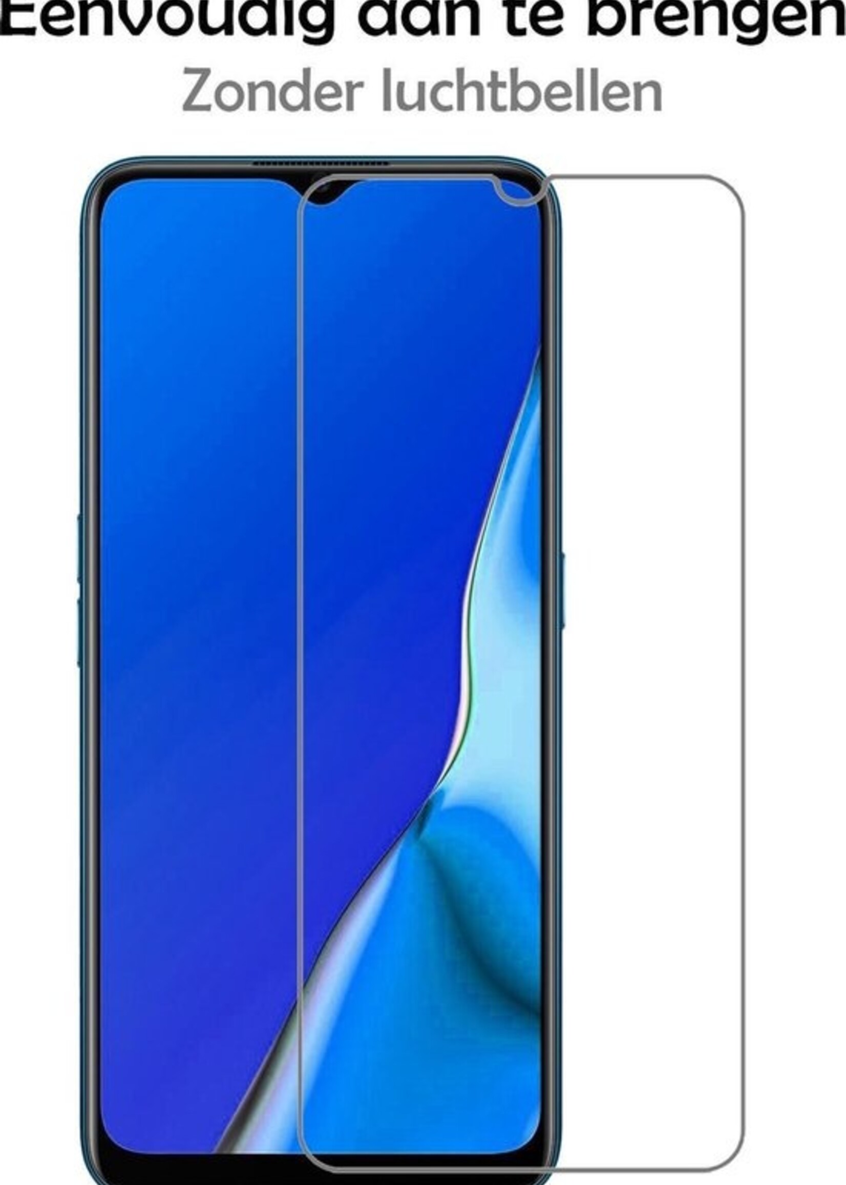 LUQ Screenprotector Geschikt voor OPPO A9 2020 Screenprotector Beschermglas Gehard Glas - Screenprotector Geschikt voor OPPO A9 (2020) Screenprotector Glas - 3 Stuks