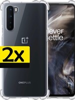LUQ LUQ OnePlus Nord hoesje shock proof - 2 PACK