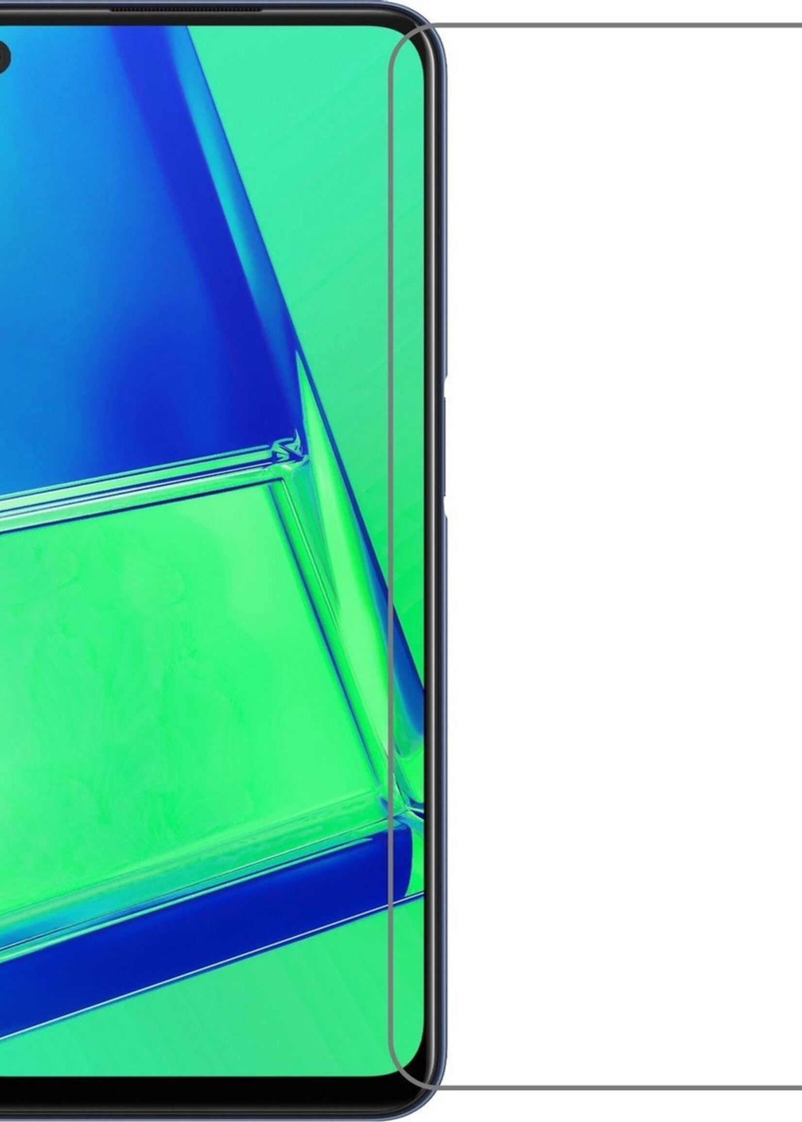 LUQ Screenprotector Geschikt voor OPPO A52 Screenprotector Beschermglas Gehard Glas - Screenprotector Geschikt voor OPPO A52 Screenprotector Glas