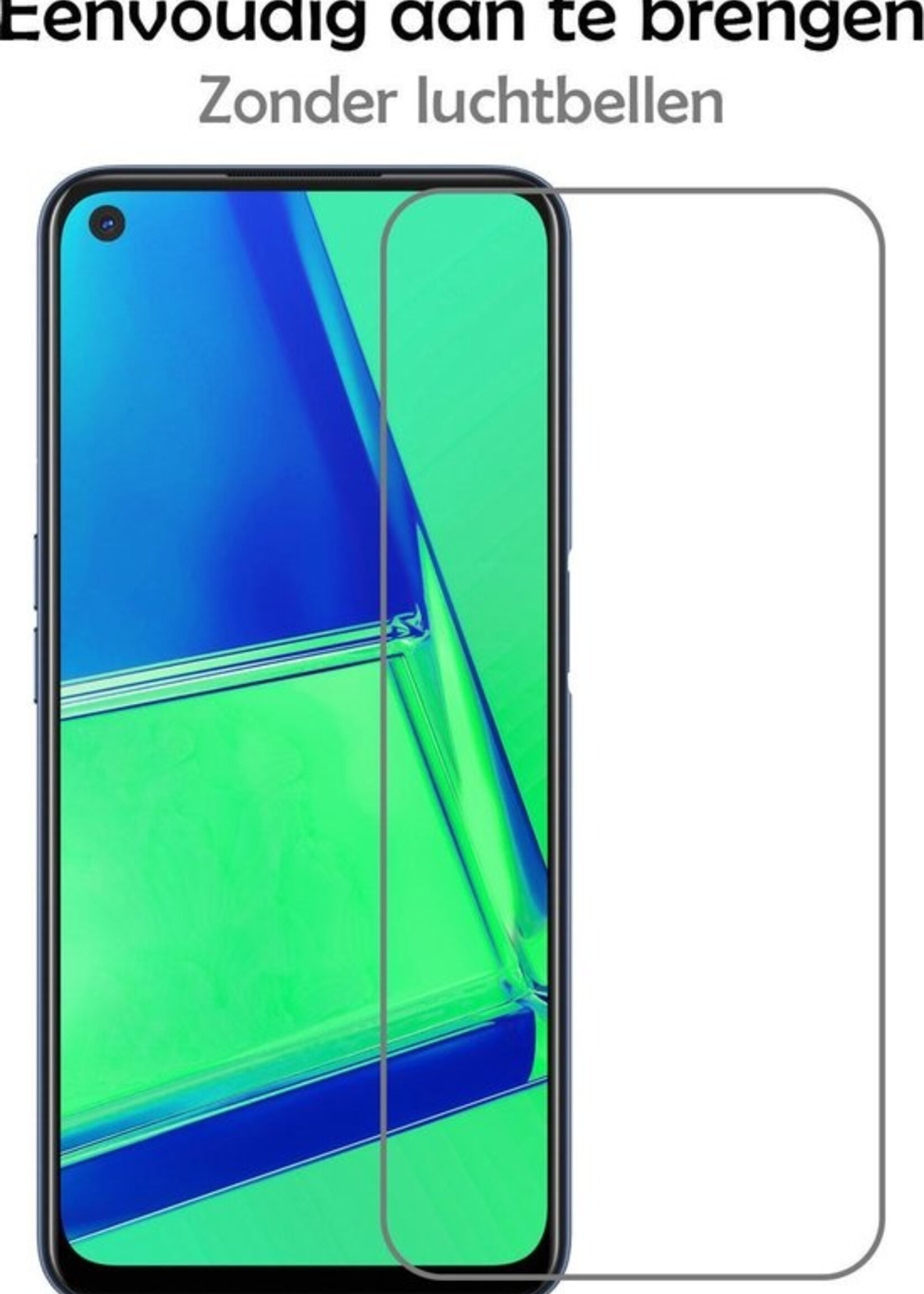 LUQ Screenprotector Geschikt voor OPPO A52 Screenprotector Beschermglas Gehard Glas - Screenprotector Geschikt voor OPPO A52 Screenprotector Glas - 2 Stuks