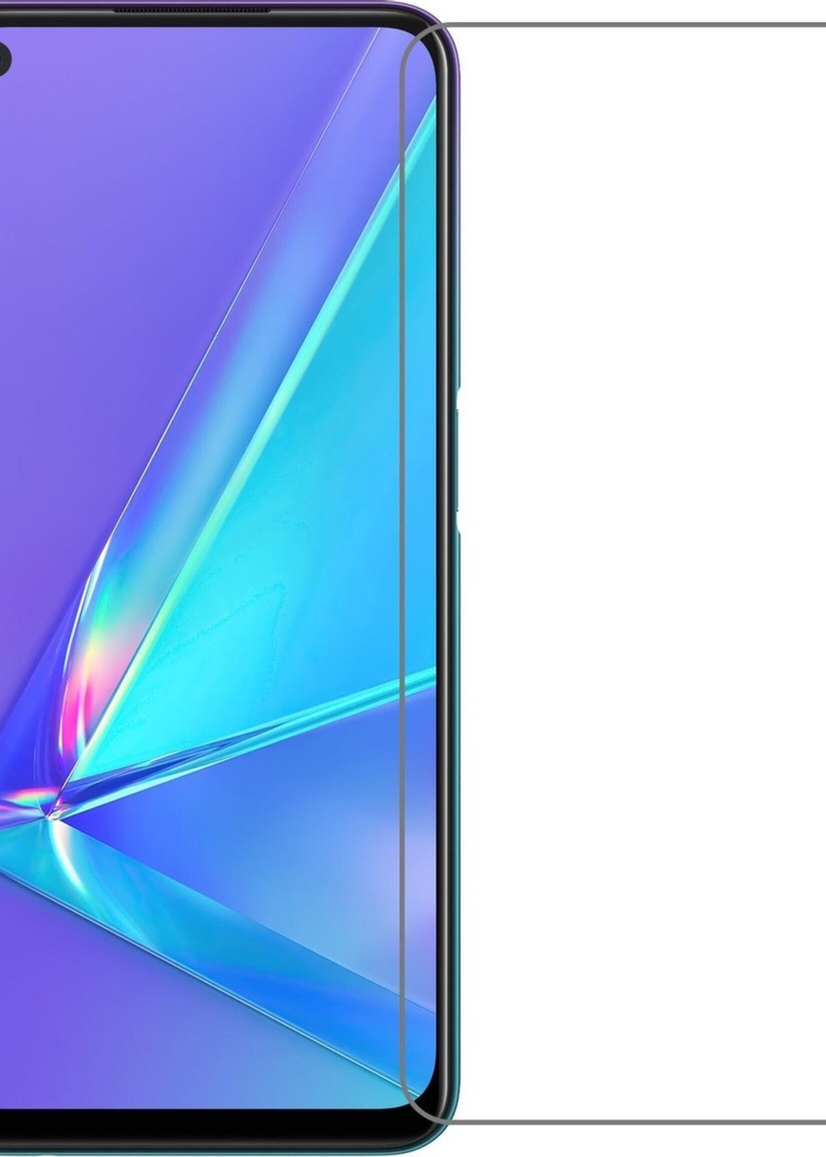 LUQ Screenprotector Geschikt voor OPPO A72 Screenprotector Beschermglas Gehard Glas - Screenprotector Geschikt voor OPPO A72 Screenprotector Glas