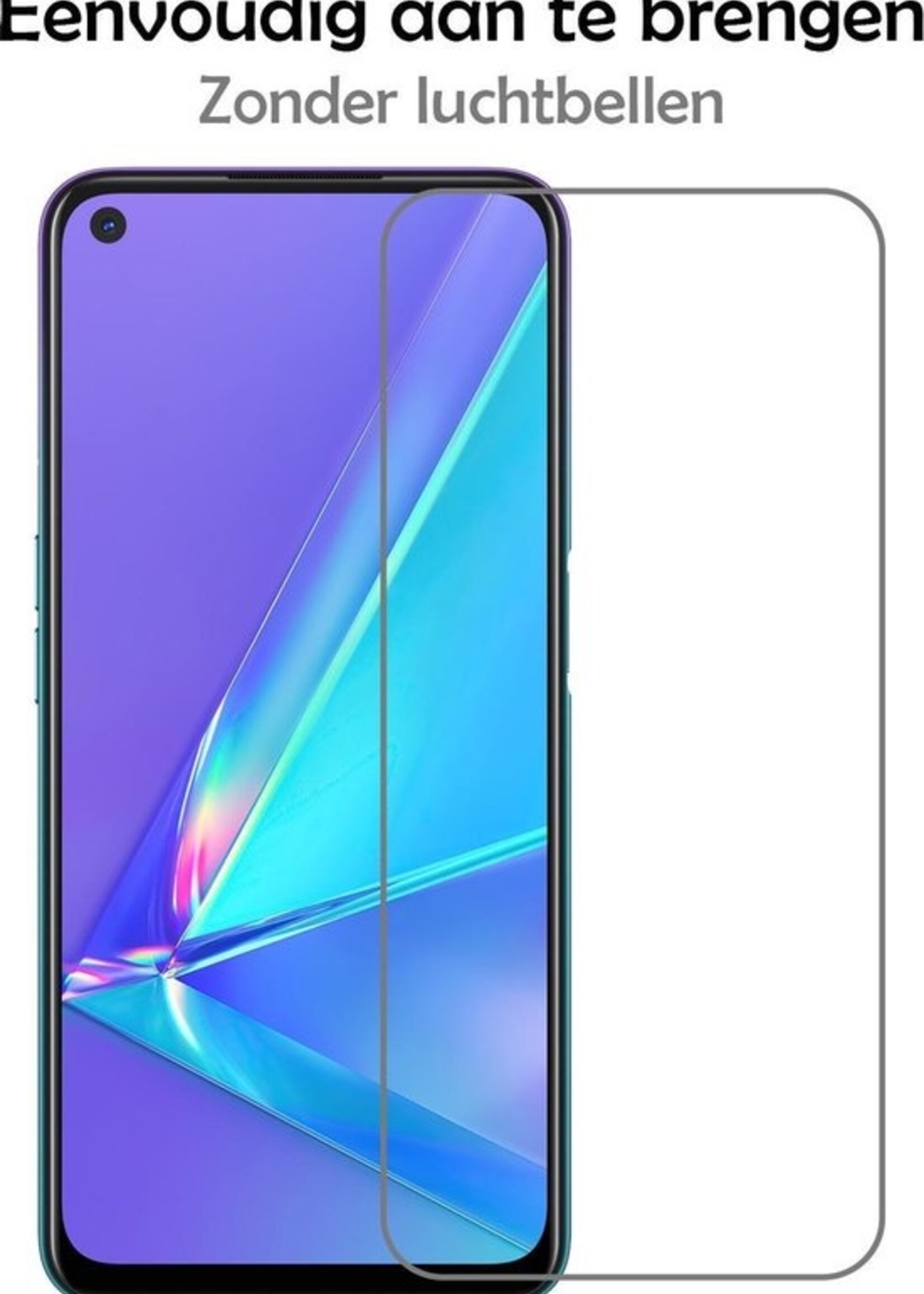 LUQ Screenprotector Geschikt voor OPPO A72 Screenprotector Beschermglas Gehard Glas - Screenprotector Geschikt voor OPPO A72 Screenprotector Glas