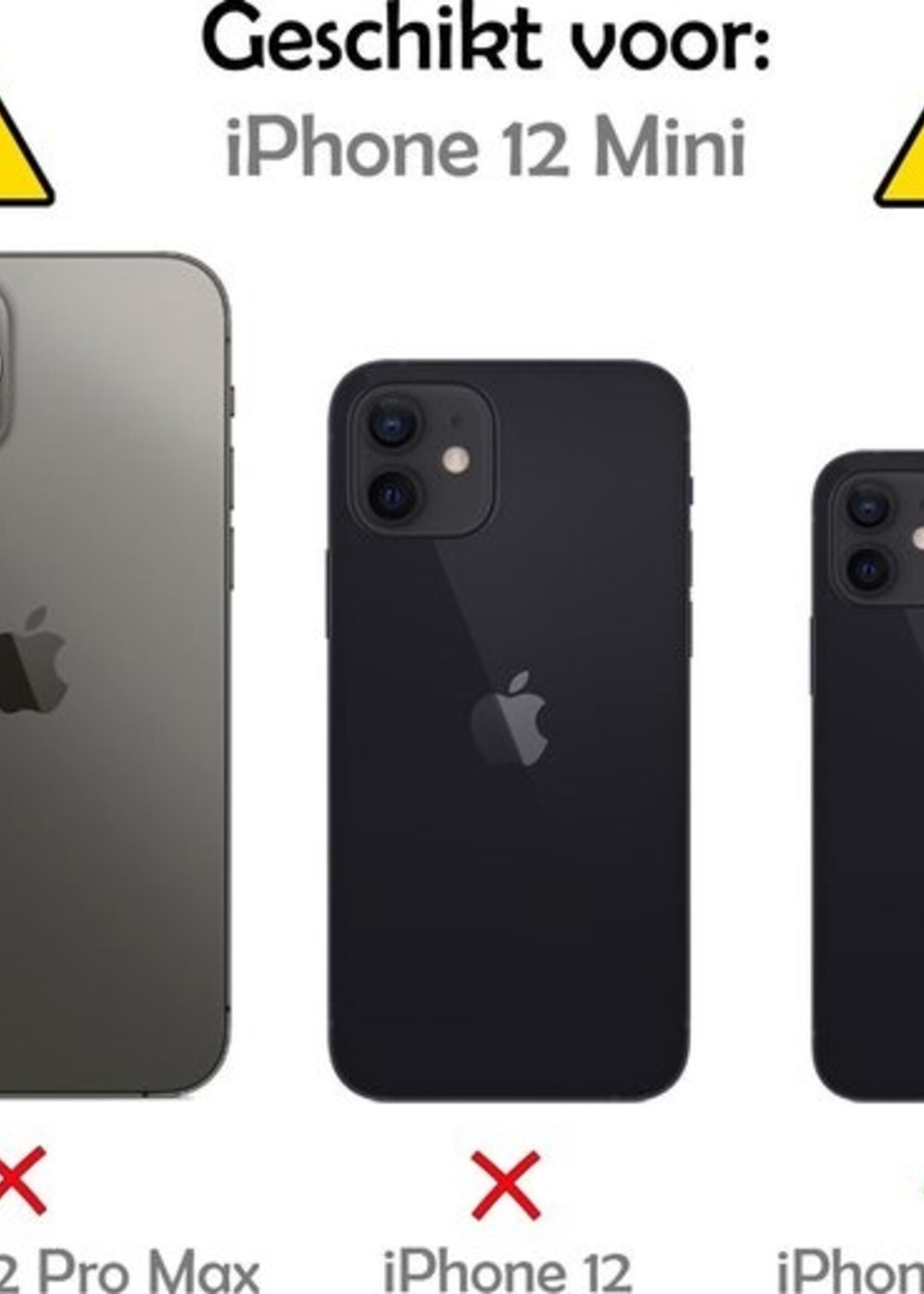 LUQ Screenprotector Geschikt voor iPhone 12 Mini Privacy Screenprotector Bescherm Glas - Privacy Screenprotector Geschikt voor iPhone 12 Mini Screenprotector Glas