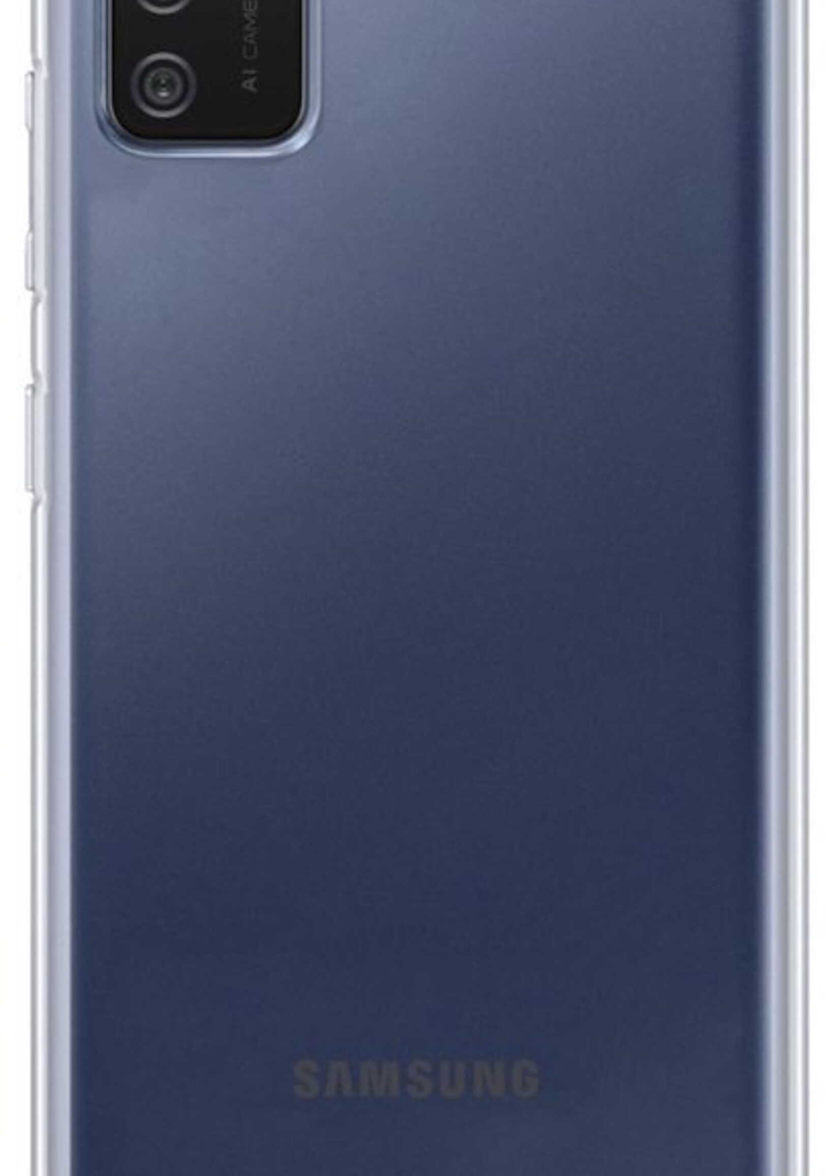 LUQ Hoesje Geschikt voor Samsung A02s Hoesje Shockproof Case Siliconen Met 2x Screenprotector - Hoes Geschikt voor Samsung Galaxy A02s Hoes Cover Siliconen - Transparant