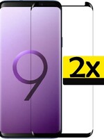 LUQ LUQ 2x Samsung Galaxy S9 Screenprotector Tempered Glass Gehard Full Screen Cover