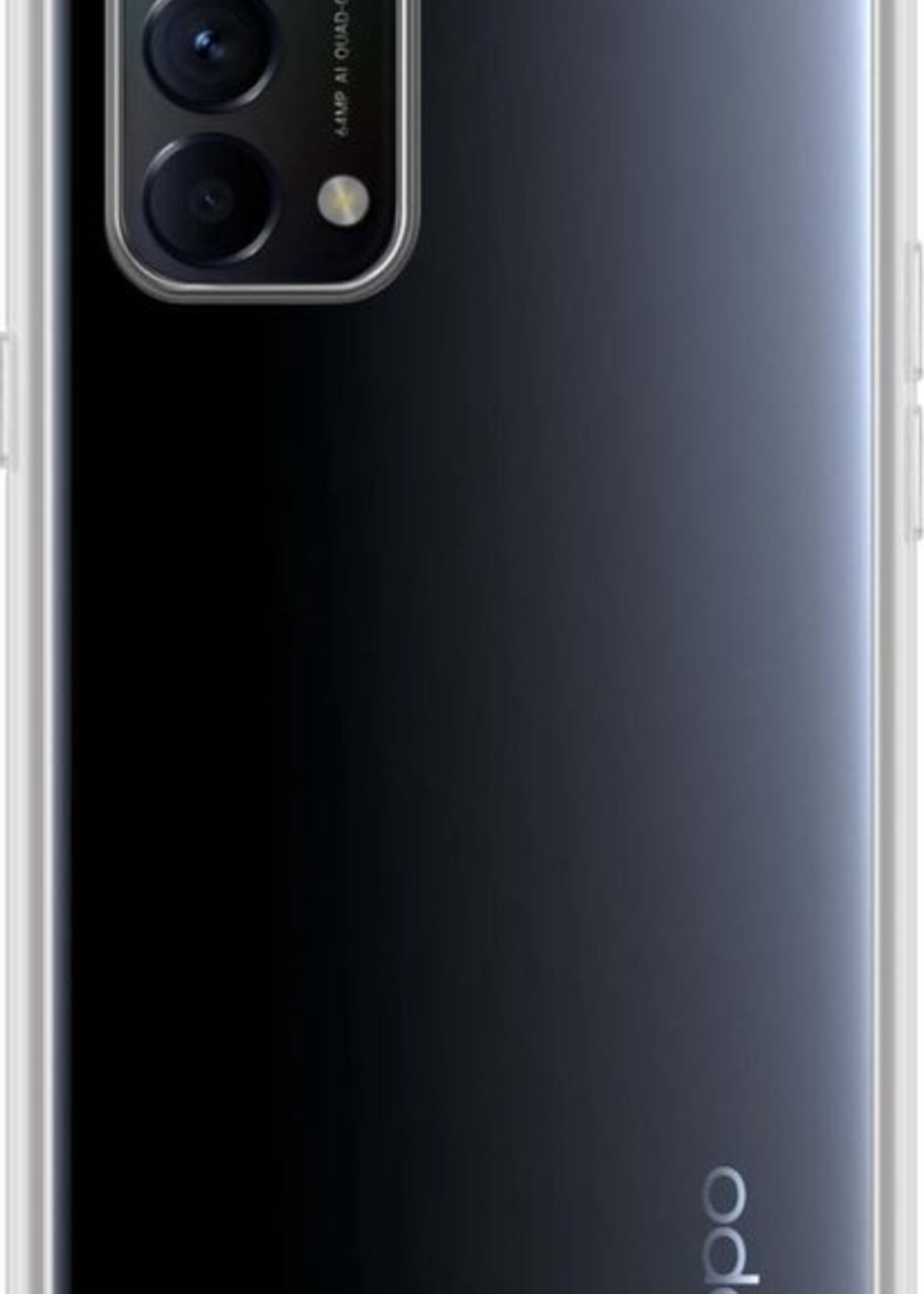 LUQ Hoesje Geschikt voor OPPO Find X3 Lite Hoesje Siliconen Case - Hoes Geschikt voor OPPO X3 Lite Hoes Siliconen - Transparant