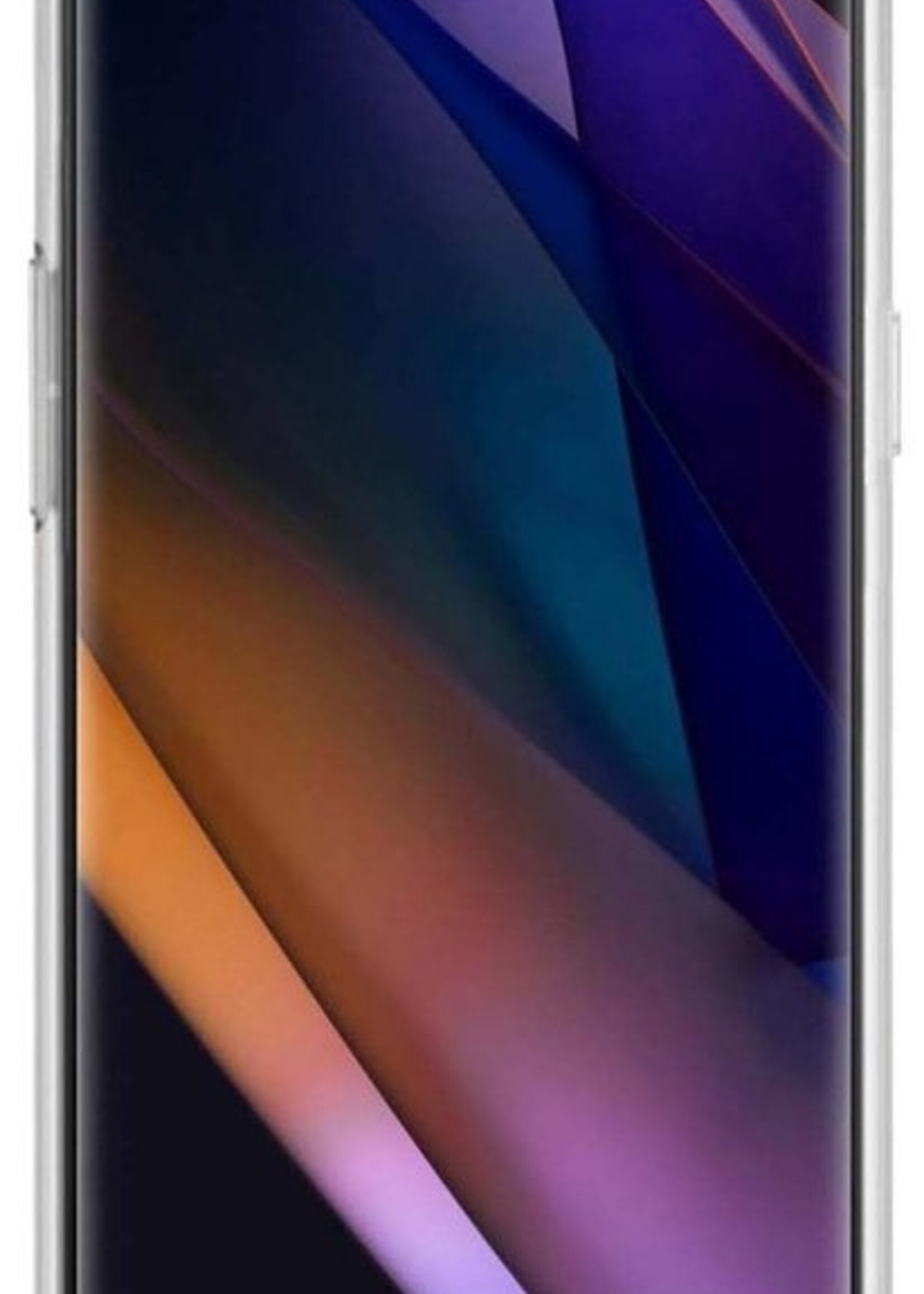 LUQ Hoesje Geschikt voor OPPO Find X3 Neo Hoesje Shockproof Case Siliconen - Hoes Geschikt voor OPPO X3 Neo Hoes Cover Siliconen - Transparant