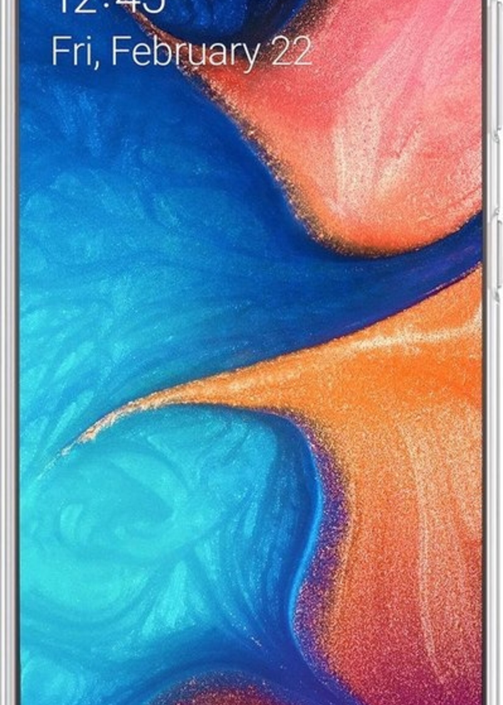 LUQ Hoesje Geschikt voor Samsung A20e Hoesje Siliconen Case Met Screenprotector - Hoes Geschikt voor Samsung Galaxy A20e Hoes Siliconen - Transparant