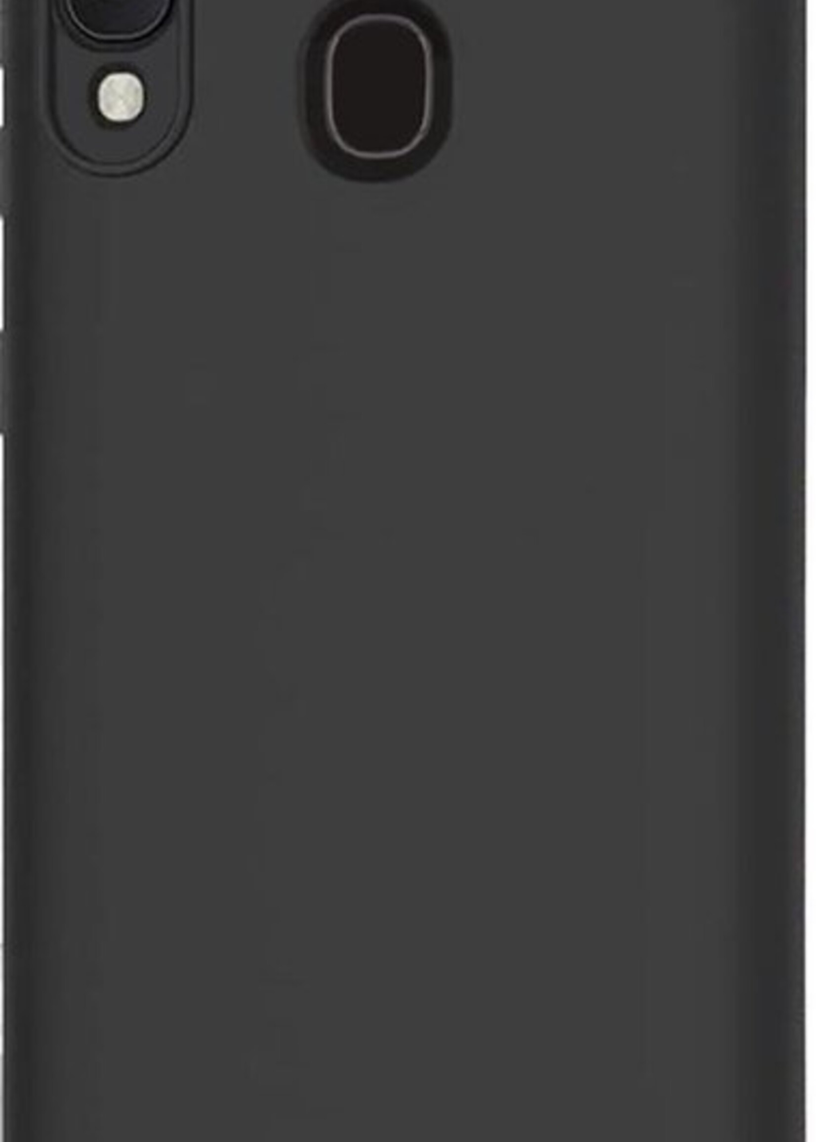 LUQ Hoesje Geschikt voor Samsung A20e Hoesje Siliconen Case Met 2x Screenprotector - Hoes Geschikt voor Samsung Galaxy A20e Hoes Siliconen - Zwart