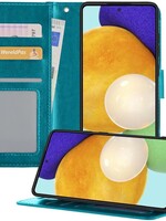 LUQ LUQ Samsung Galaxy A52 Hoesje Bookcase - Turquoise